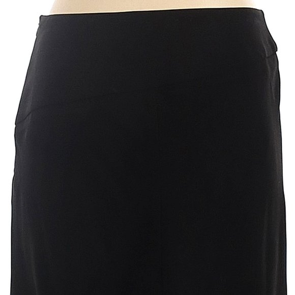 Giorgio Armani Black Fit & Flare Fine Crepe Skirt- Sz. 40/4 - Picture 4 of 9